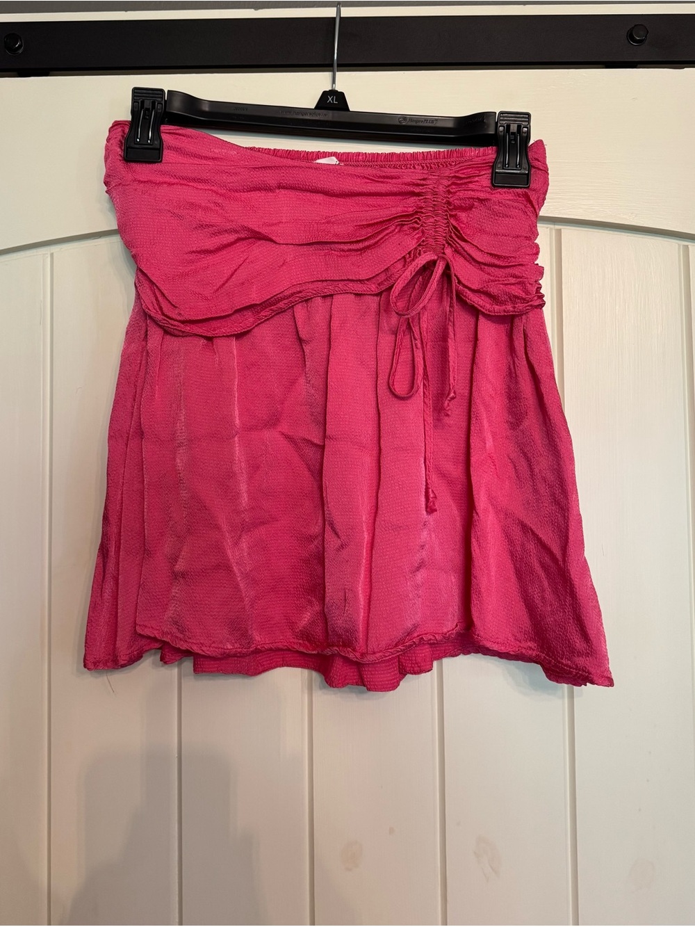 aerie Pink Smocked Mini Skirt